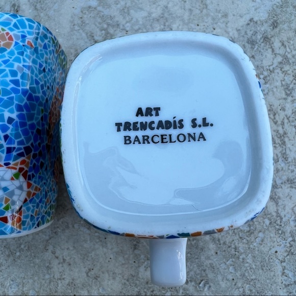 Barcelona Ceramic Espresso Cups. Set of 2. - Picture 8 of 8